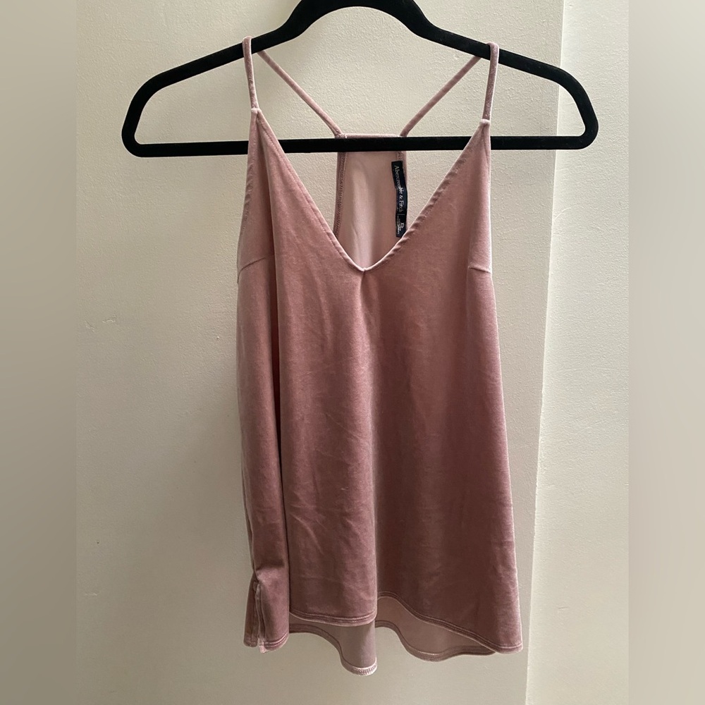 Abercrombie & Fitch Pink Backless Camisole